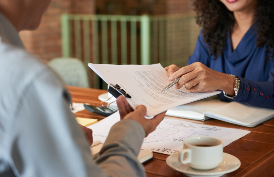  Translator performing quality assurance on multilingual business contracts